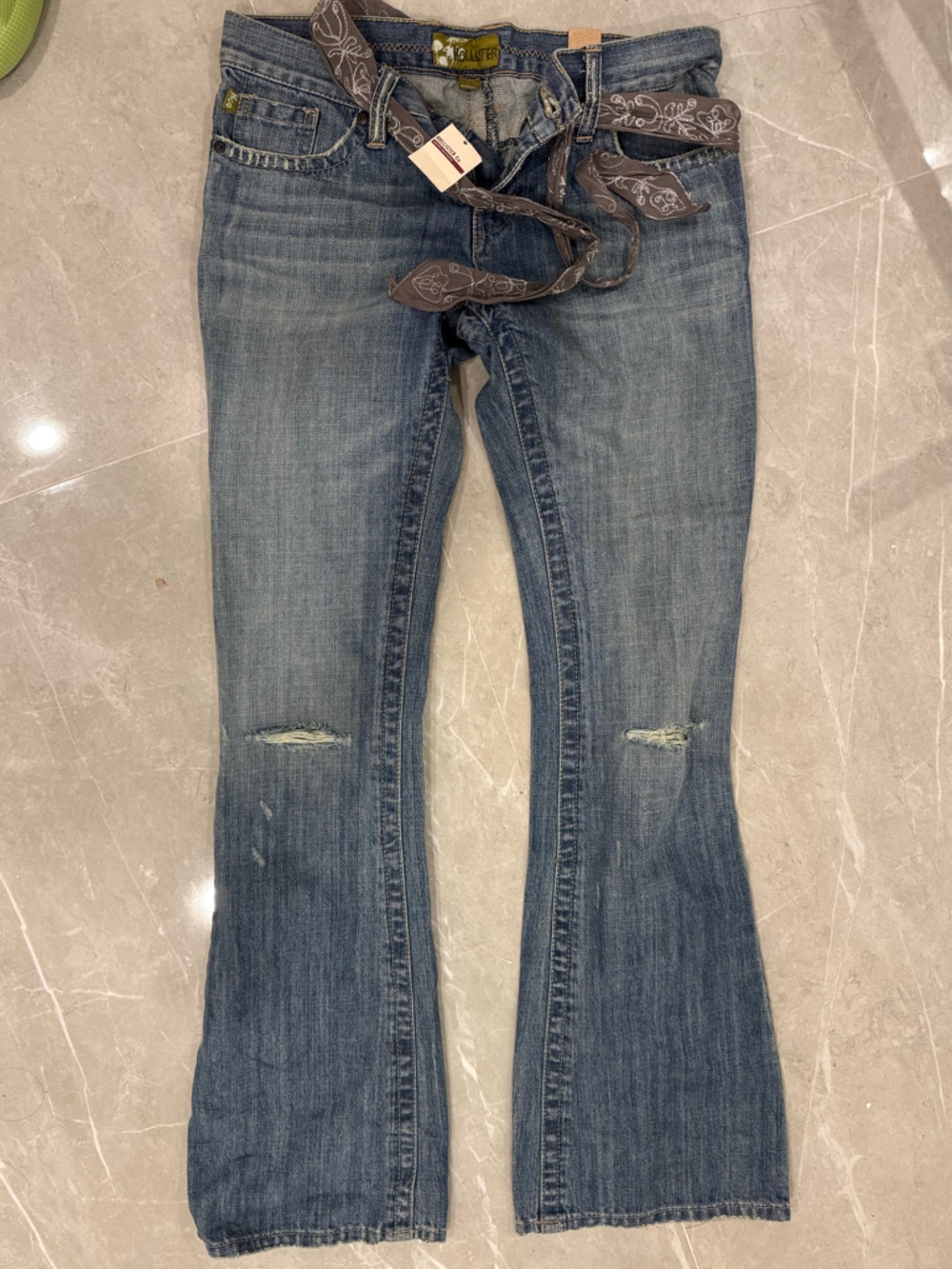 Genuine Vintage NWT Deadstock Hollister Lowrise Y2K Denim Pop Star Jean size 3